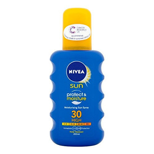 „Nivea Sun Protect & Moisture“ purškiklis nuo saulės SPF 30