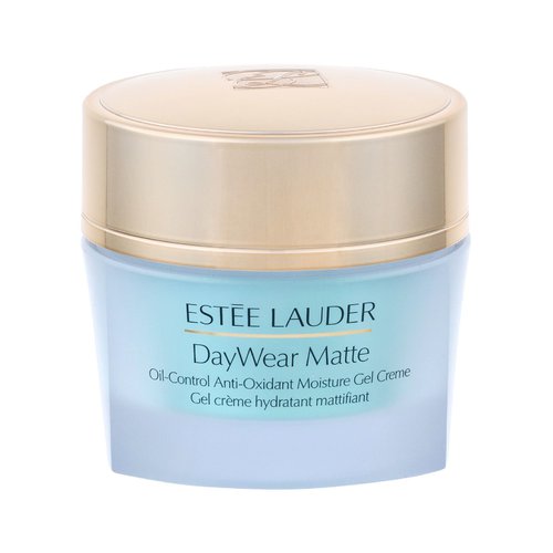 „Estee Lauder DayWear Matte Oil-Control Anti-Oxidant Moisture Gel Creme“ – matinį atkuriamasis odos gelinis kremas.