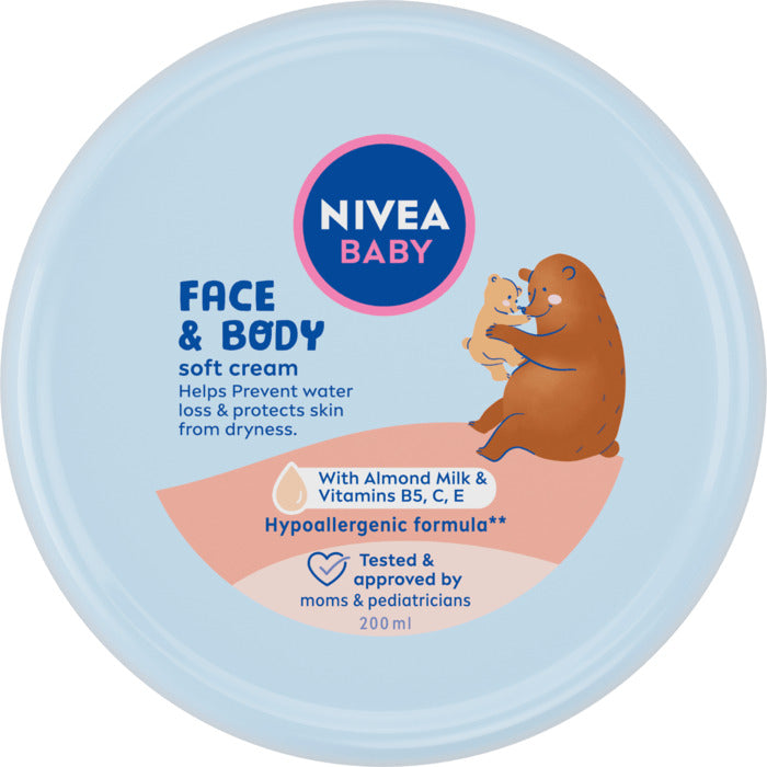 „Nivea Baby“ veido ir kūno švelnus kremas