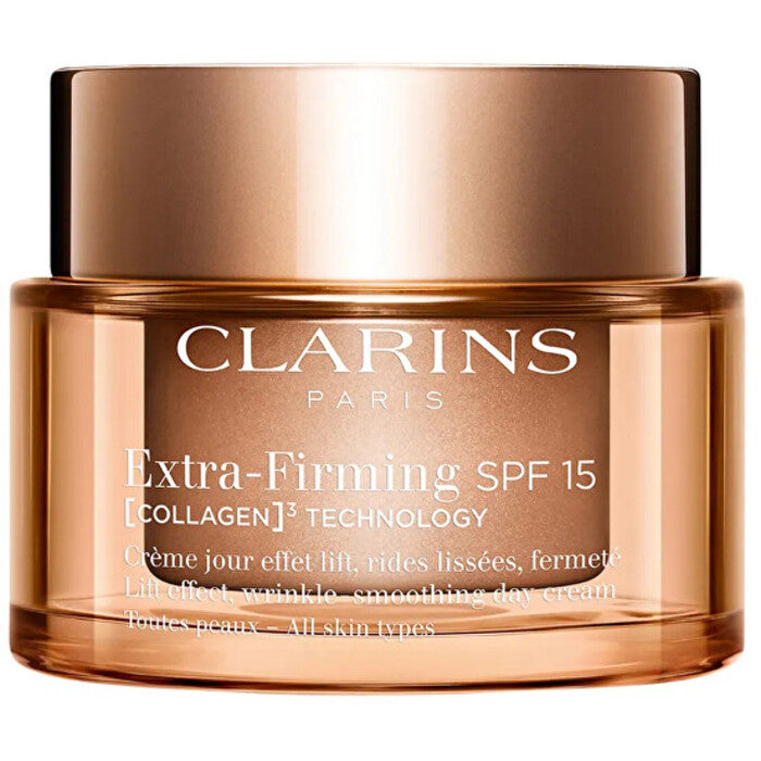Clarins Extra-Firming Collagen Technology Cream SPF 15 – kasdienis stangrinantis kremas visų tipų odai