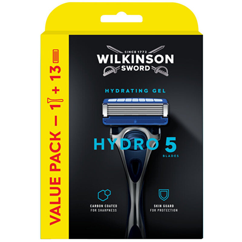 Wilkinson Sword Hydro 5 odos apsaugos priemonė - skustuvas + 13 atsarginių galvučių