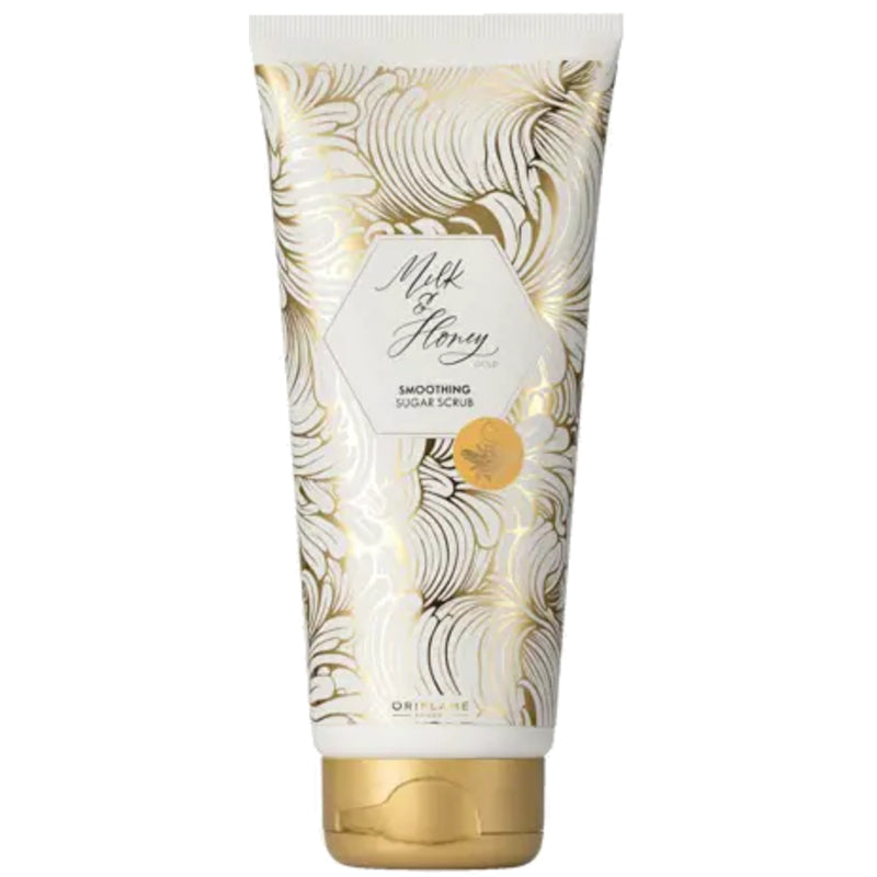 Oriflame Milk & Honey Gold Smoothing Sugar Scrub – glotninamasis kūno šveitiklis