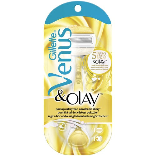 „Gillette Venus & Olay“ moteriškas skutimosi peiliukas + 1 galvutė