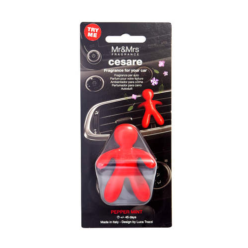 „Mr & Mrs Fragrance Cesare“ automobilio oro gaiviklis su pipirmėtėmis, 1 vnt.