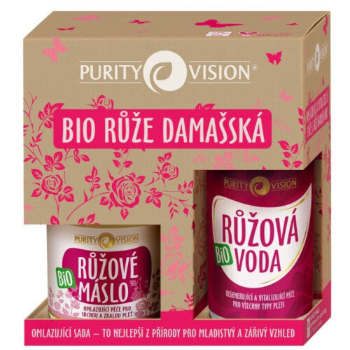 „Purity Vision“ atjauninamasis rinkinys su damasko rože