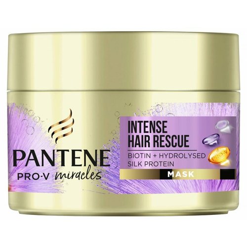 „Pantene Pro-V Miracles Intense Hair Rescue Mask“ – regeneruojanti plaukų kaukė
