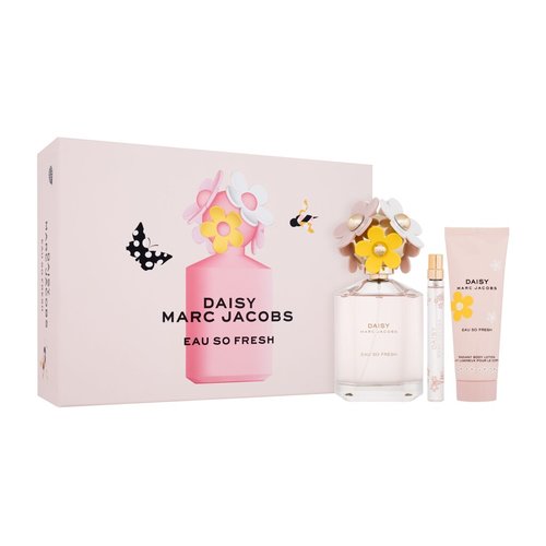 Marc Jacobs Daisy Eau So Fresh Dovanų Rinkinys EDT 125ml, Kūno losjonas 75ml ir Mini EDT 10ml