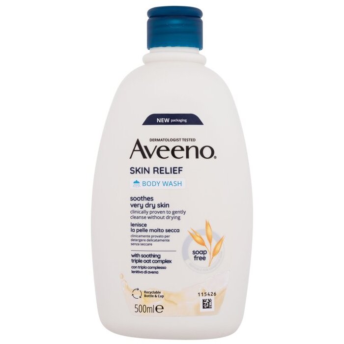 Aveeno Skin Relief kūno prausiklis (labai sausai odai)