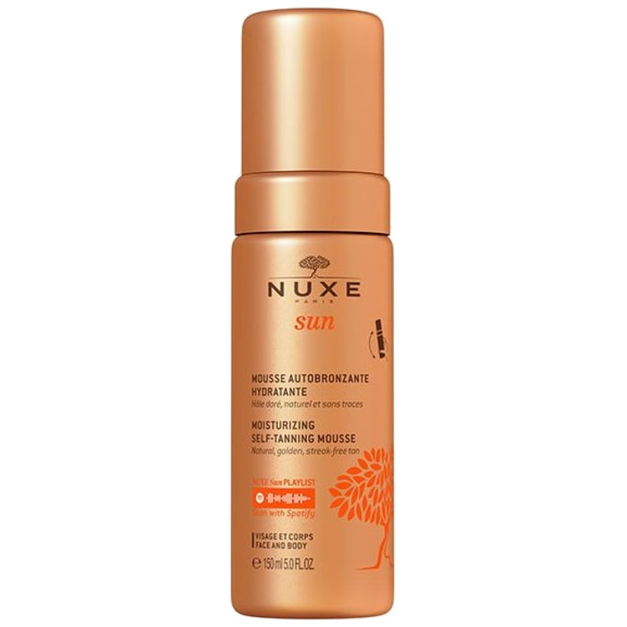 Nuxe Sun Moisturizing Self-Tanning Mousse – drėkinančios savaiminio įdegio putos