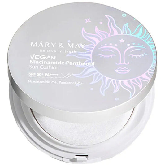 MARY & MAY veganiškas niacinamido ir pantenolio kremas nuo saulės SPF 50+ – apsauga nuo saulės