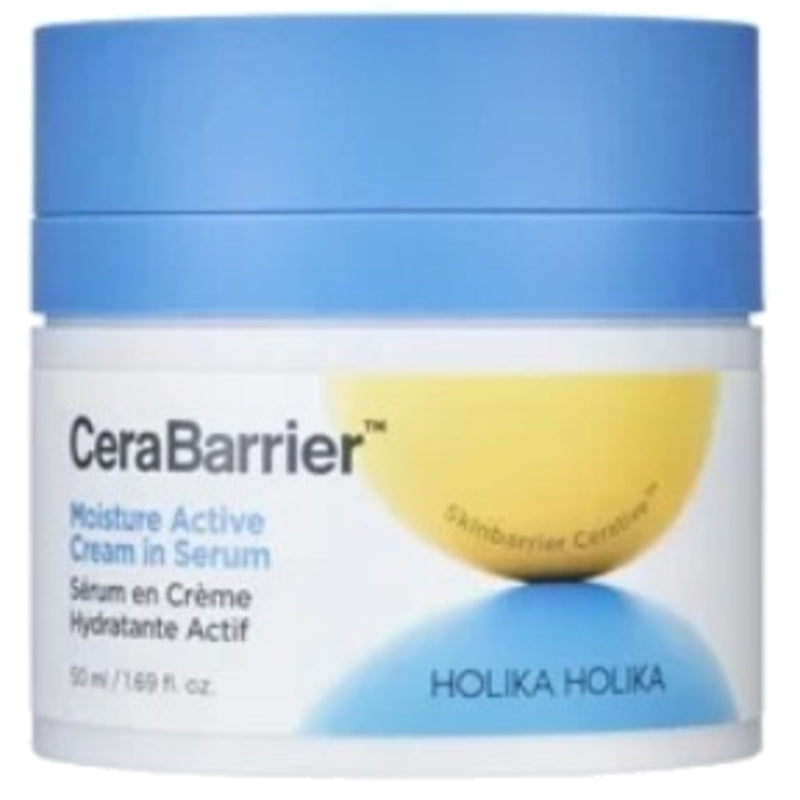 Holika Holika CeraBarrier Moisture Active Cream serume – koncentruotas drėkinamasis serumas kreme