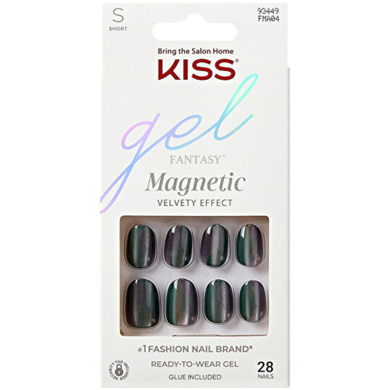 Kiss My Face Gel Fantasy Magnetic Nails - Geliniai nagai (28 vnt.)