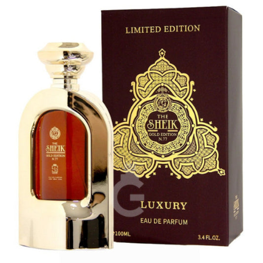 Khalis The Sheik N.77 Luxury Gold Edition EDP