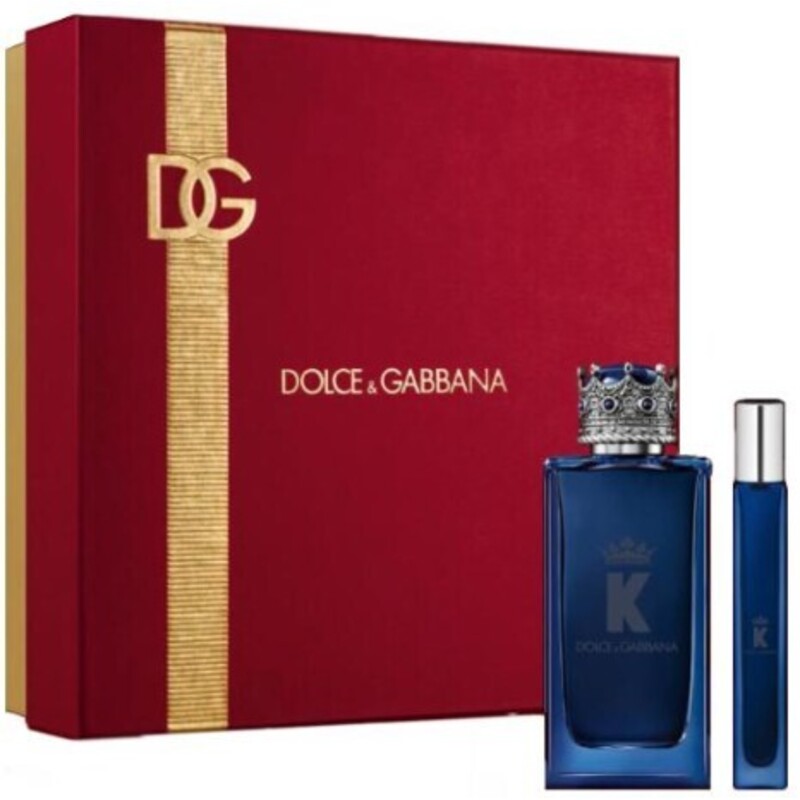 Dolce Gabbana K By Dolce & Gabbana Eau de Parfum Gift Set 200 ml and Miniature EDP 10 ml