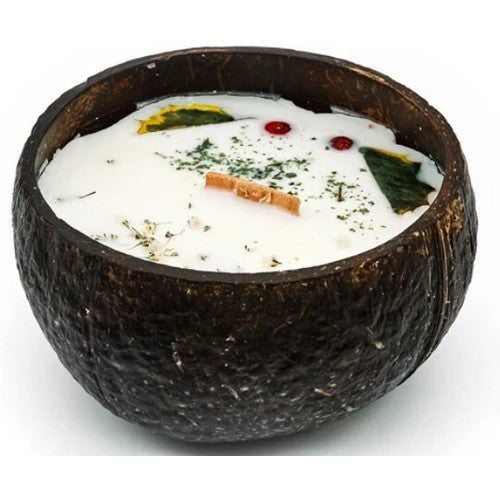 Tropikalia Kokosų žvakė - Citrinų ir mėtų kvapo